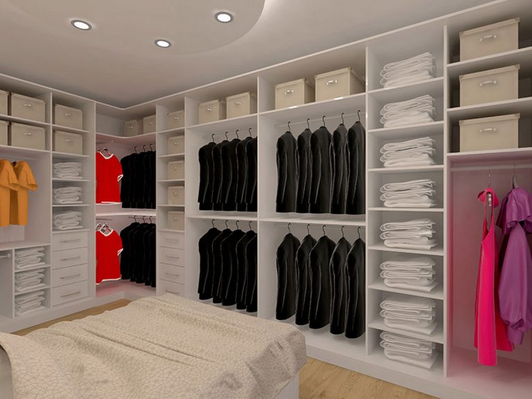 Giyinme Odası Bh 277 Giyinme odası ray dolap tasarımı İstanbul - Giyinme Odasi Bh 277