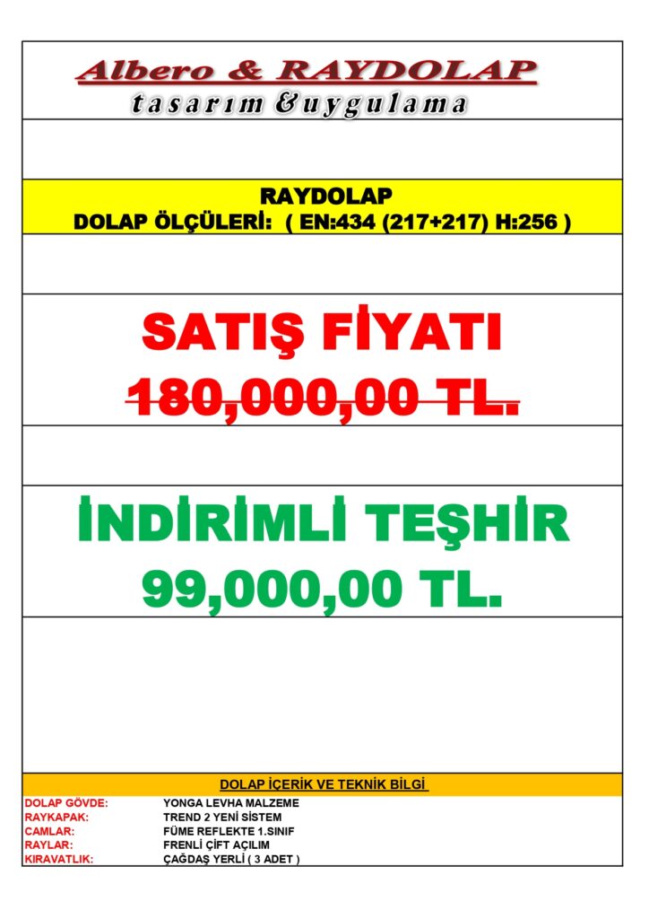 434 cm raydolap