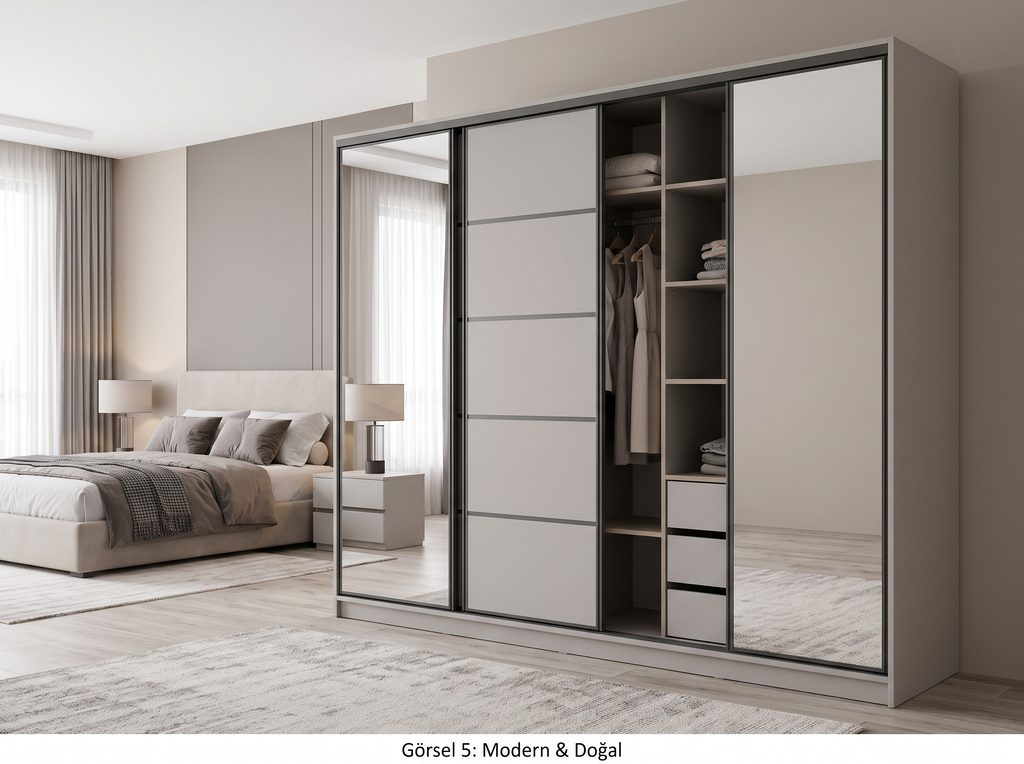 Modern ray dolap modeli İstanbul özel ölçü imalat - Ray Dolap 2026-23
